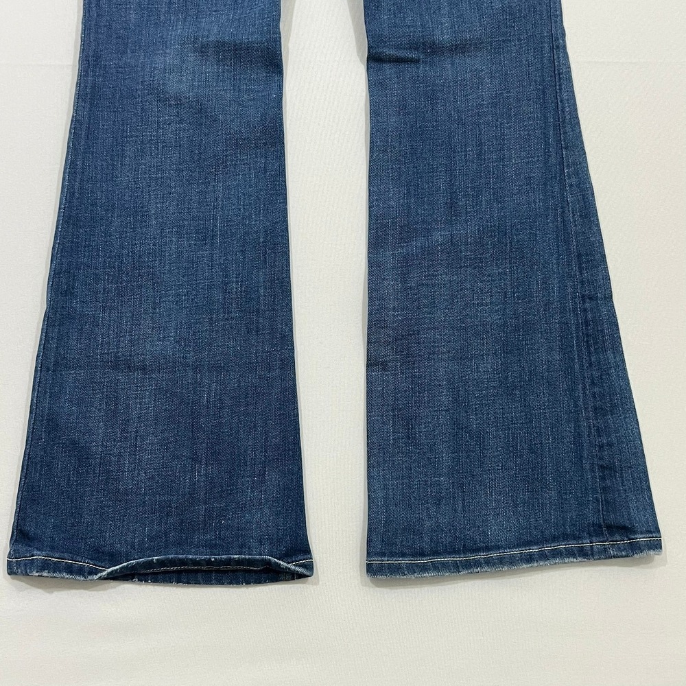 Diesel Lowky B.C. Bootcut Jeans Low Rise Embroidered Blue Womens Size 27 Fits 30 - Picture 14 of 16